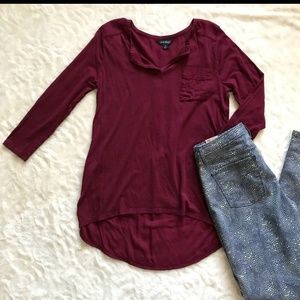 Lucky brand 3/4 sleeve casual tee